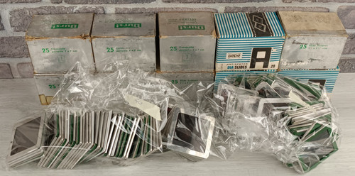 Lotto 320 diapositive 7x7cm - 320,