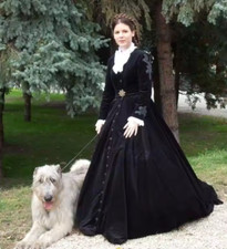 Abito da ballo vittoriano 1866