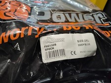 Giubbotto giacca da lavoro U-Power SPOCK antinfortunistica upower blu antivento