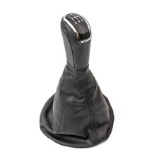 Pomello Leva del Cambio per Mercedes A-Class W168 5 Marce Nero Pelle con Cuffia