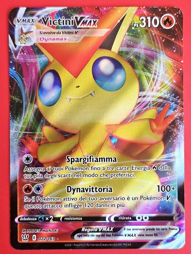 Carta pokemon victini vmax - victini,