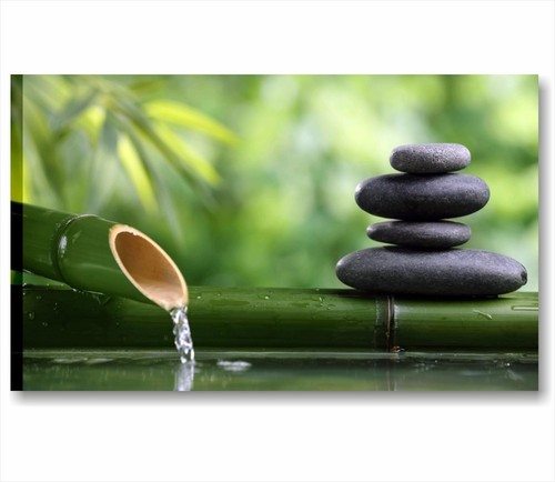 Bambu zen quadro per bagno - -,