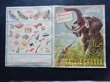 ALBUM DI FIGURINE CACCIA GROSSA-FERRERO CON 54 FIGURINE -1960-[B9]