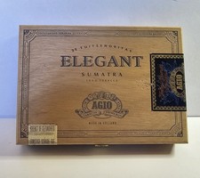 Scatola in legno vuota per  sigari  ELEGANT SUMATRA