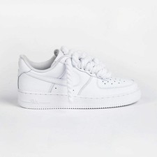 Nike Air Force 1 Rope Laces Custom Corda White