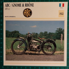 FOTO MOTO  ABC / GNOME & RHONE
