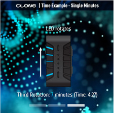 Orologio digitale crittografato Kisai Clone