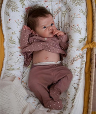 Bambole Reborn Tutta in Silicone 45CM Bella Bambole Reborn Femmina Neonato Femmi