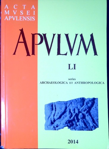 Apulum series archaeologica - apulum.,