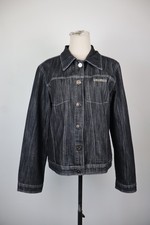 LAVINIA FONTANA GIUBBINO JEANS DENIM DONNA Tg L WOMAN CASUAL VINTAGE JACKET