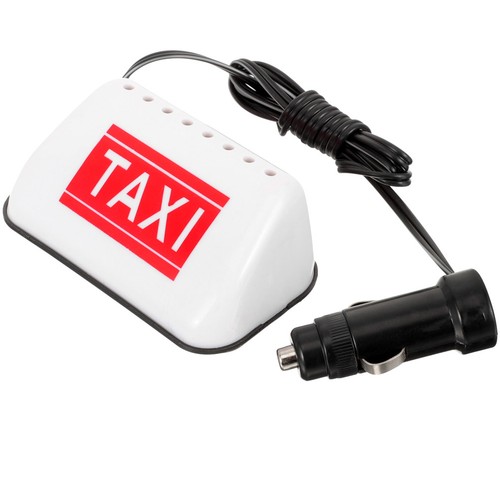 Insegna illuminata tetto taxi - tetto,