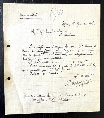 Pietro mascagni lettera - pietro,