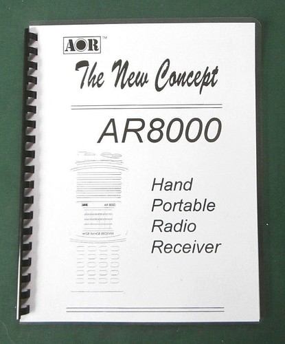 Manuale operativo aor ar8000 - aor,