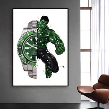 Hulk e Rolex Orologio Poster