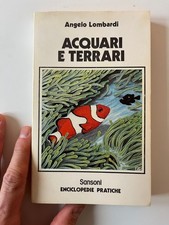 ACQUARI E TERRARI | PESCI E RETTILI di Angelo Lombardi | Ed Sansoni 1978 vintage