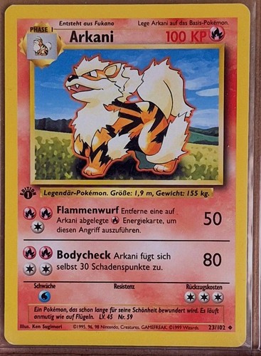 Pokémon arcano tedesco arkani - arcano,