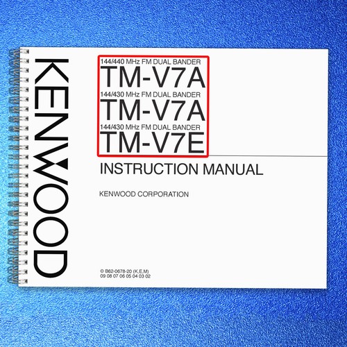 Kenwood v7a v7e - tm-v7a, tm-v7e