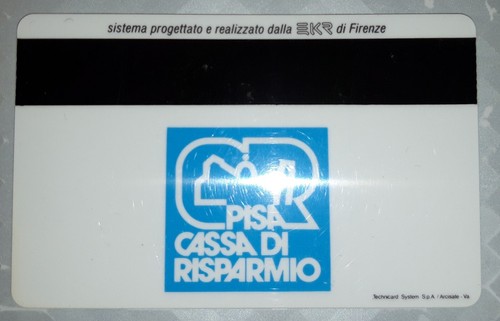 Tessera magnetica technicard - tessera,