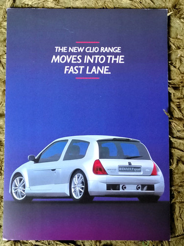 1998 new renault clio - renault, range