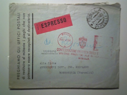 Busta espresso confederazione - espresso, "confederazione