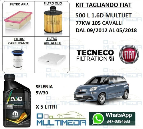 Kit tagliando filtri olio - kit,