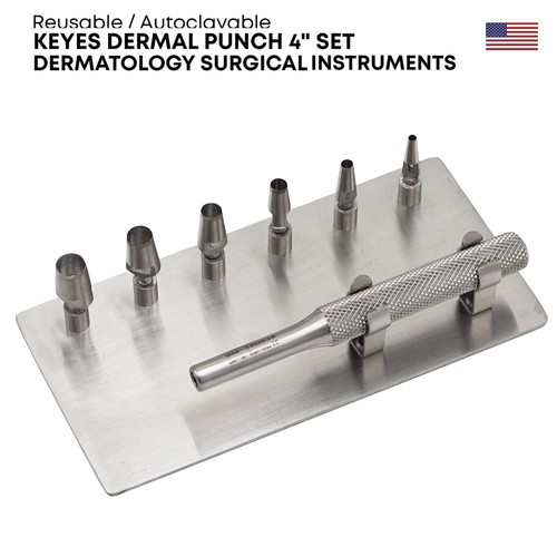 Keyes dermal punch set - dermal, 4"