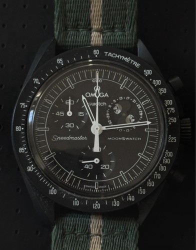Omega swatch moonwatch - x,