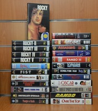 VHS Sylvester Stallone Film Movie da Collezione Originali