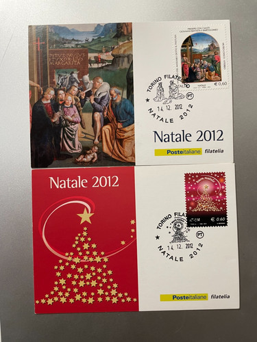 2012 cartoline filateliche - cartoline,