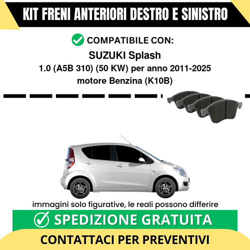 Pastiglie freno anteriori per - anteriori,