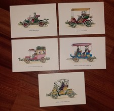Lotto 5 Cartoline Auto D'epoca