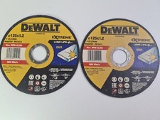2x Dewalt Extreme Disc 125 x