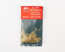 Occhielli in ottone con gambo