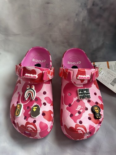 Bape crocs rosa taglia - bape,