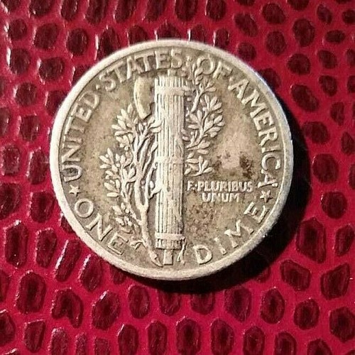 One mercury dime - one,