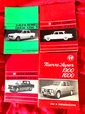 4 Libretti Uso e manutenzione