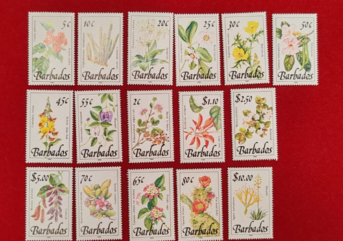 Isole barbados 1989 - isole, fiori