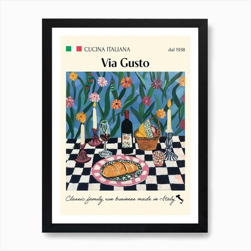 Poster italiano via gusto - poster,