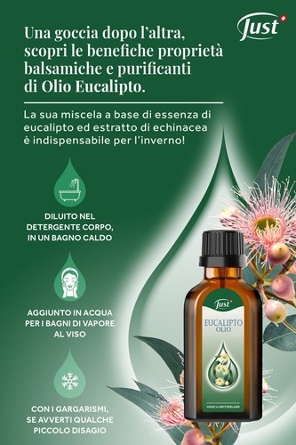 Olio eucalipto just nuovo - just, 50