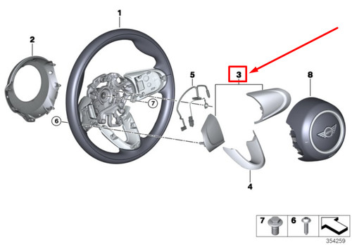 Mini clubman f54 set copri - set,