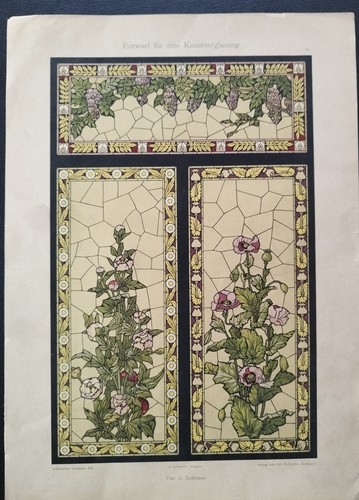 Antica stampa colori 1901 - colori,