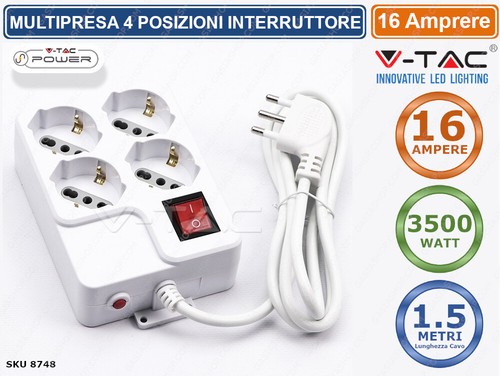 Tac 8748 multipresa posti - multipresa, 4
