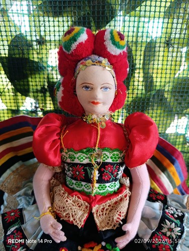 Bambola tessuto - in, (pezza)
