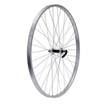 Ruota anteriore bici 27,5 MTB cerchio in alluminio argento v-brake 36 raggi