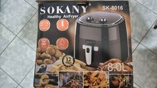  Friggitrice ad aria Sokany 8lt come nuova - nera