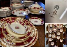 ANTICO SERVIZIO PIATTI CERAMICA Vincent 67 Pz. 12 pers Wedgwood MADE ENGLAND '50