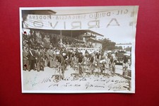 Autografo Giovanni Gerbi Grande Fotografia Testi Ippodromo Modena 1941 Ciclismo