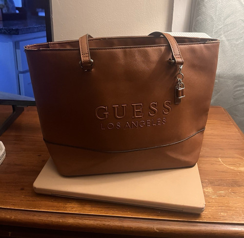 Guess brown rodney logo - guess,