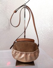 Brunello Cucinelli - Tracolla da donna in nabuck e pelle