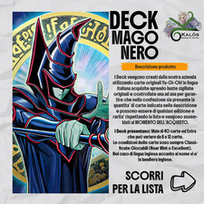 Yugioh! Mazzo Deck MAGO NERO